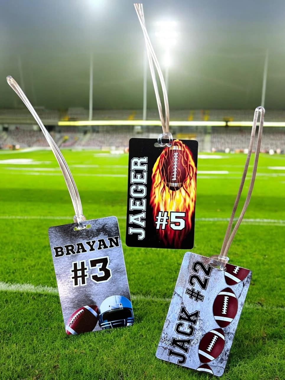 Football Bag Tag
