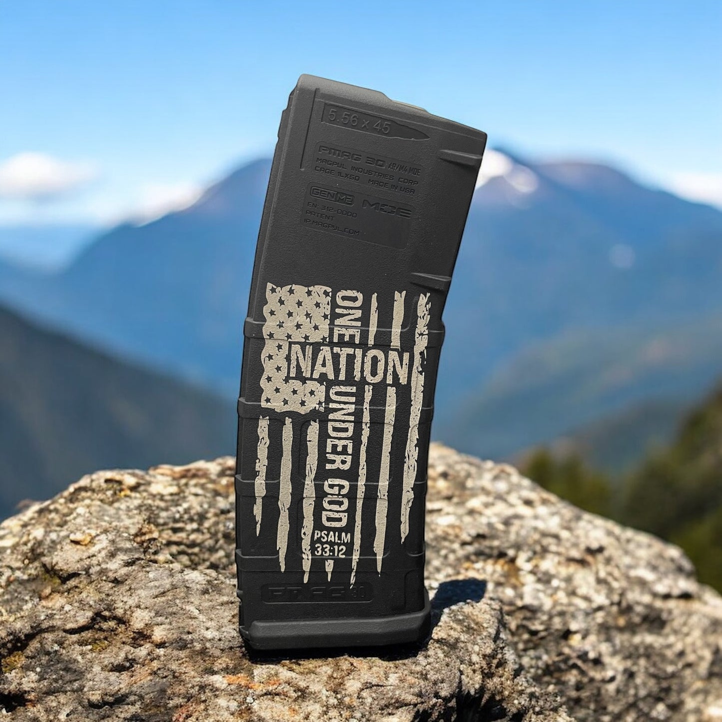 One Nation Engraved PMAG