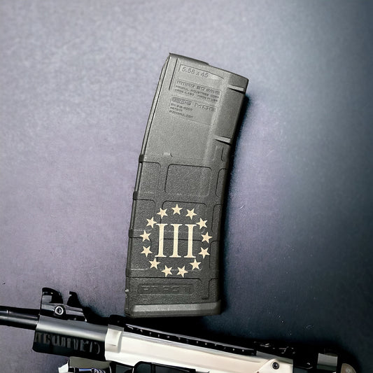 Three Percent Engraved PMAG