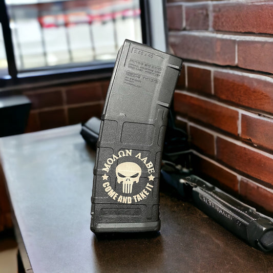 Molan Labe Skull Engraved PMAG