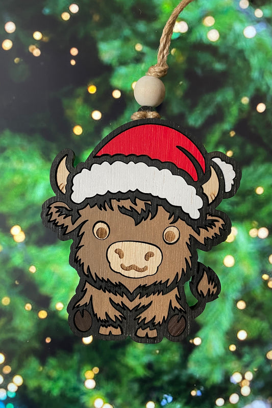 Highland Cow Ornament