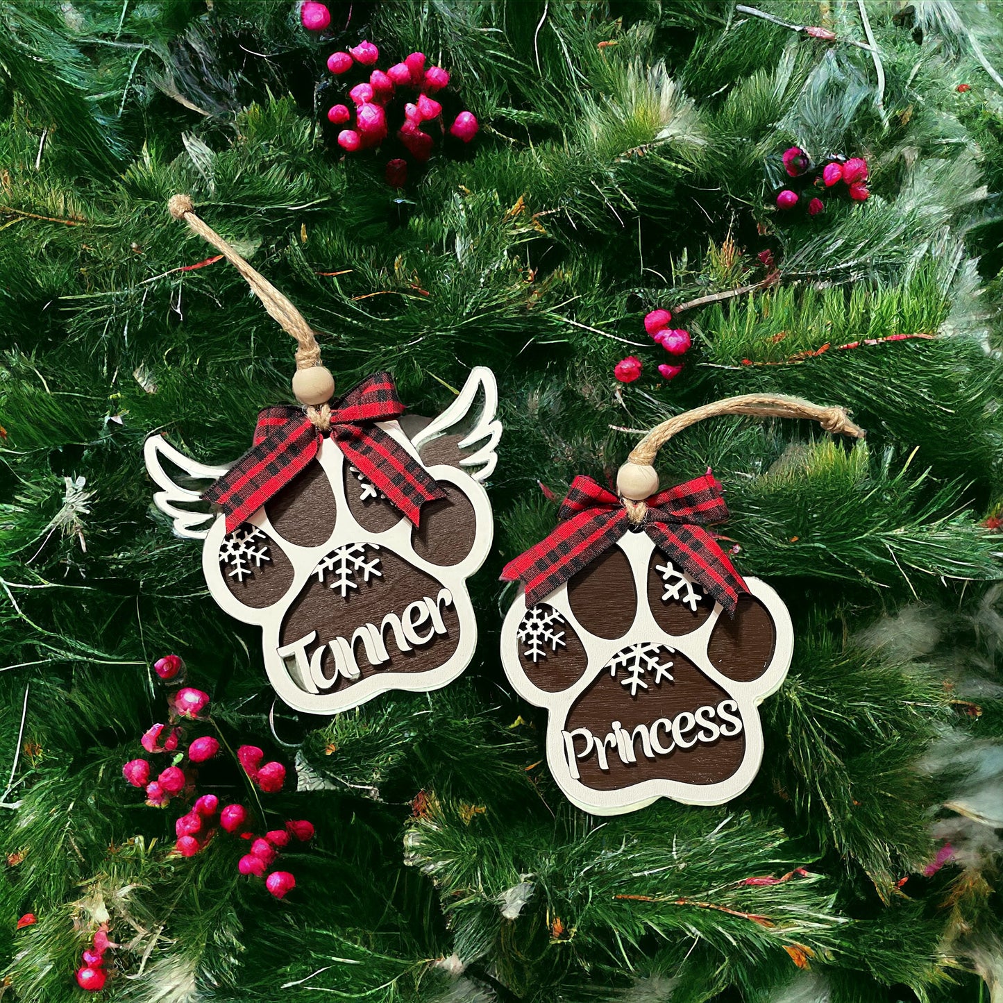Dog Paw Ornament