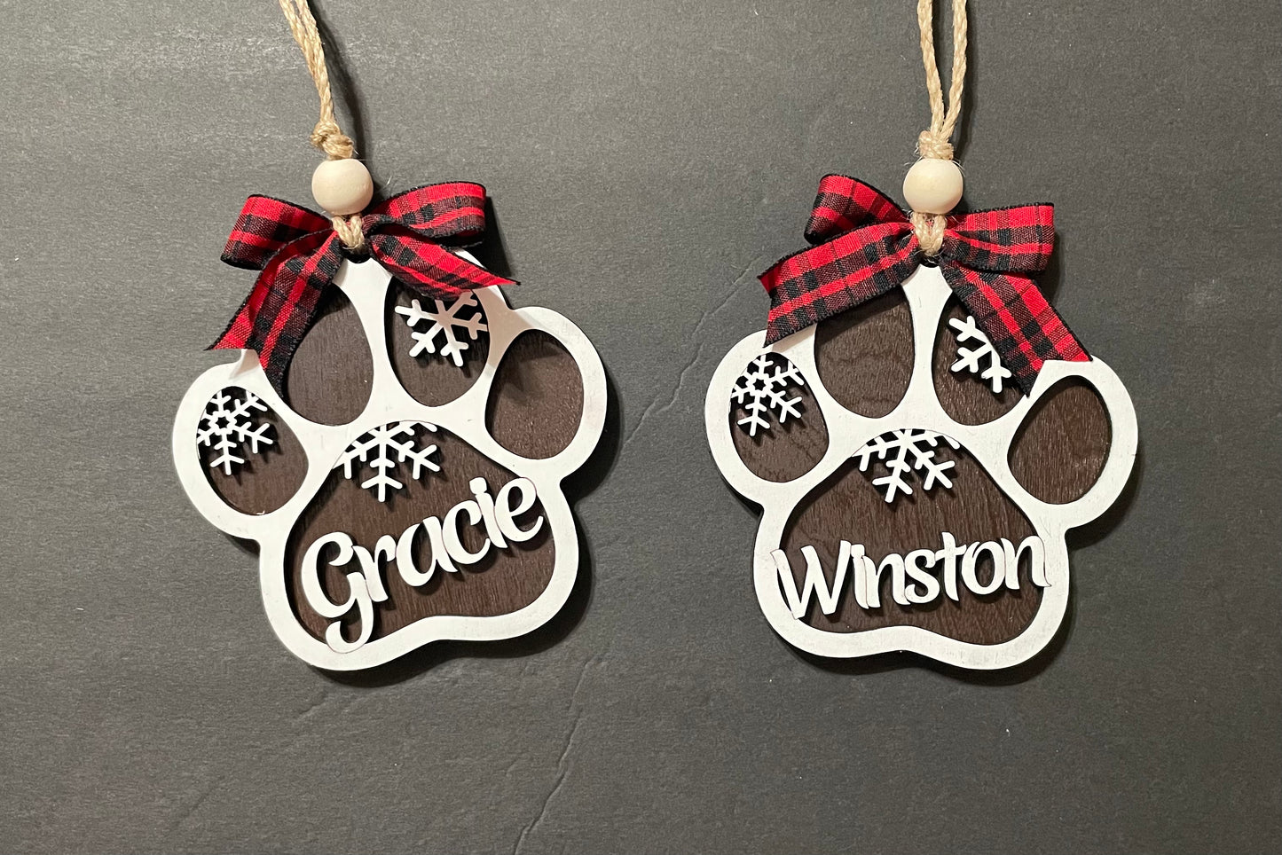 Dog Paw Ornament