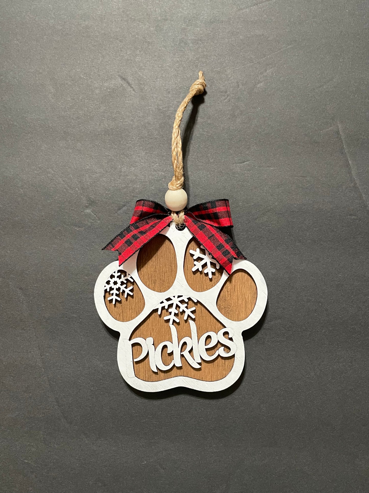 Dog Paw Ornament