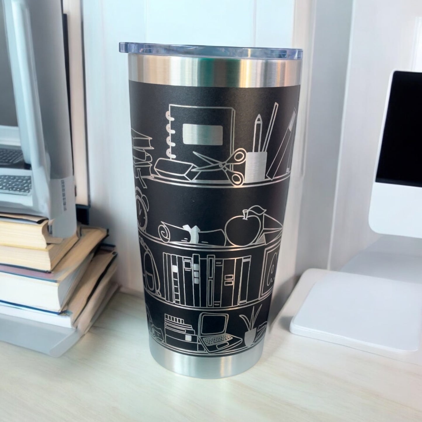 20oz - Books Full Wrap